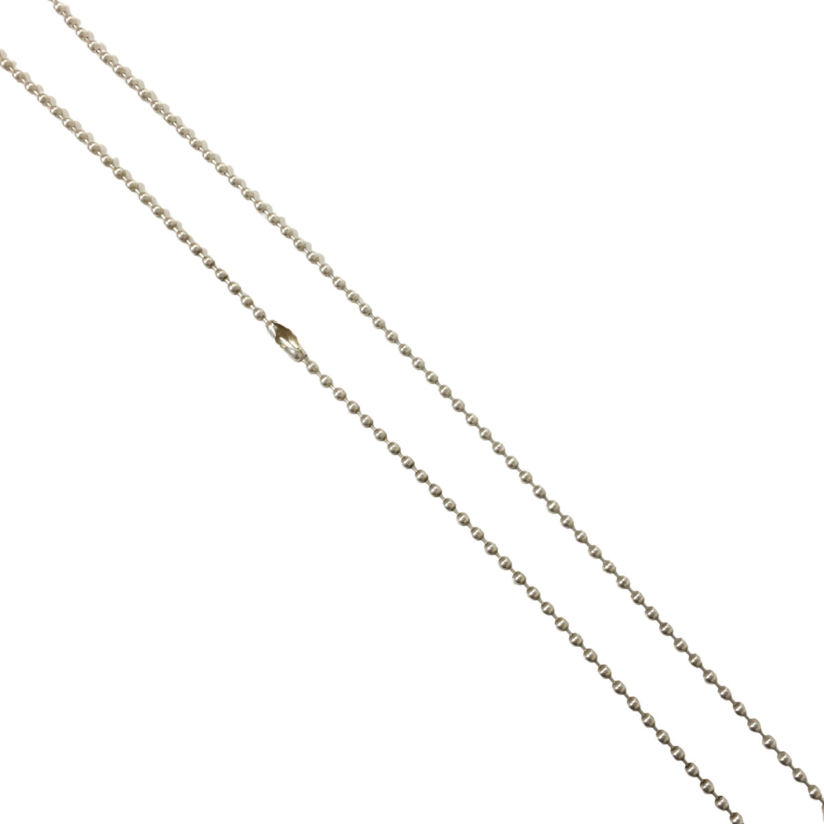 CHROME HEARTS クロムハーツ ネックレス 純正 ボールチェーン シルバー BALL CHAIN PENDANT 30 inch 30インチ 77cmの画像