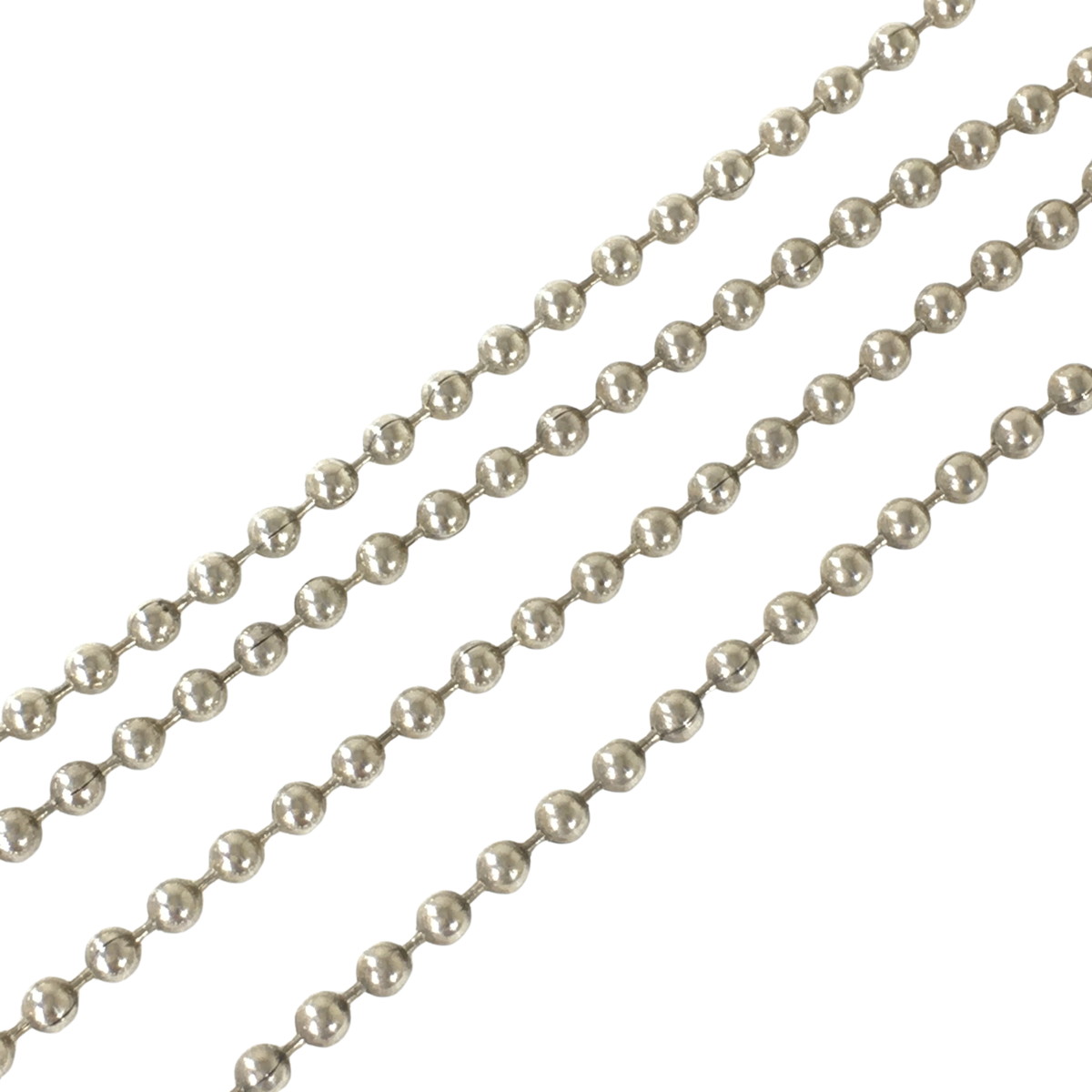 CHROME HEARTS クロムハーツ ネックレス 純正 ボールチェーン シルバー BALL CHAIN PENDANT 30 inch 30インチ 77cmの画像