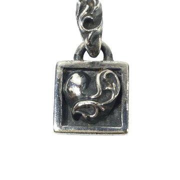 CHROME HEARTS クロムハーツ ネックレス フレームド ハート チャーム ペンダント トップ FRAMED HEART HRT の画像