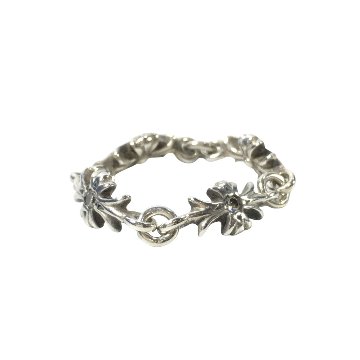 CHROME HEARTS クロムハーツ リング タイニーE CHプラスリング ダイヤ TNY E CH PLS RING TINY PLUS DIA CRS 指輪 4リンク 12.5号の画像