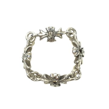 CHROME HEARTS クロムハーツ リング タイニーE CHプラスリング ダイヤ TNY E CH PLS RING TINY PLUS DIA CRS 指輪 4リンク 12.5号の画像
