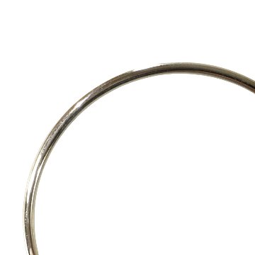 未使用品 CHROME HEARTS クロムハーツ ピアス CHプラス フープ イヤリング HOOP CH PLS CRS PLUS CROSS シルバー K18 の画像