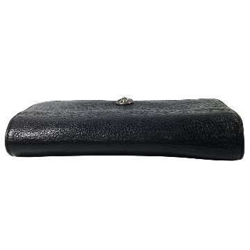 CHROME HEARTS クロムハーツ JUDY ジュディ ウォレット クロスボタン シルバー レザー ロング 長財布 原本付属 の画像