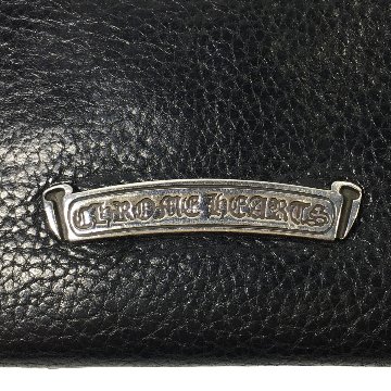CHROME HEARTS クロムハーツ JUDY ジュディ ウォレット クロスボタン シルバー レザー ロング 長財布 原本付属 の画像