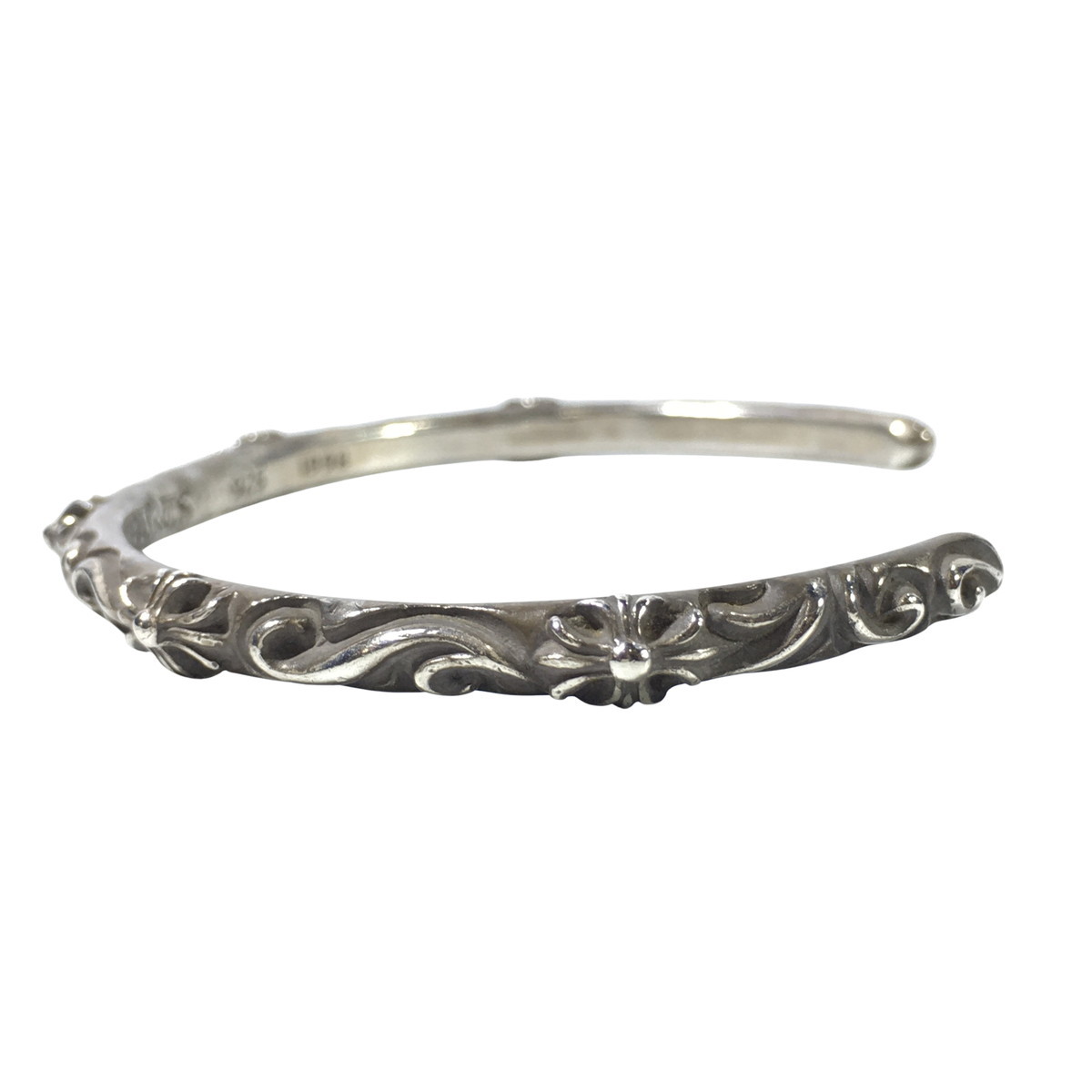 CHROME HEARTS クロムハーツ バングル SBTバンド ブレスレット シルバー ブレス BANGLE SBT 原本付属 の画像