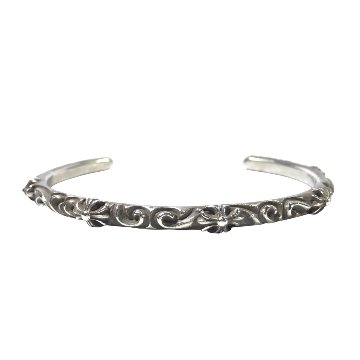 CHROME HEARTS クロムハーツ バングル SBTバンド ブレスレット シルバー ブレス BANGLE SBT 原本付属 の画像