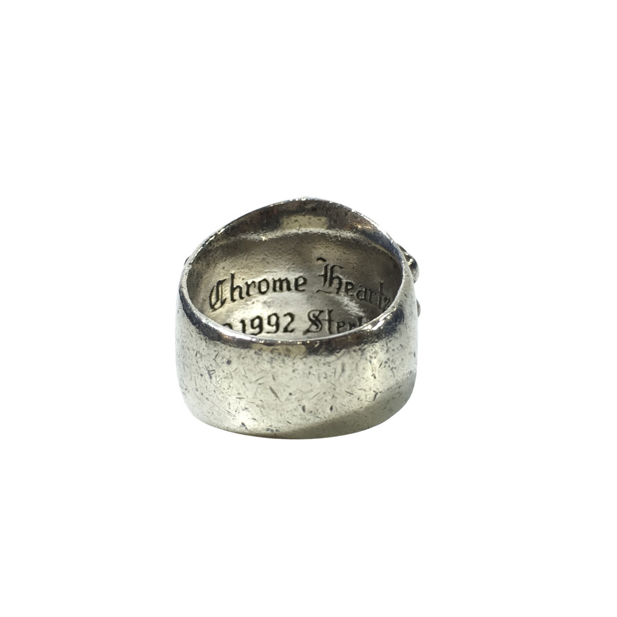 CHROME HEARTS クロムハーツ リング キーパーリング シルバー KEEPER RING 指輪 19号の画像