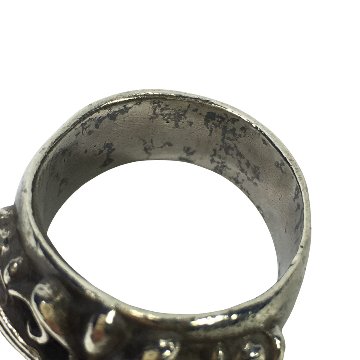 CHROME HEARTS クロムハーツ リング キーパーリング シルバー KEEPER RING 指輪 19号の画像