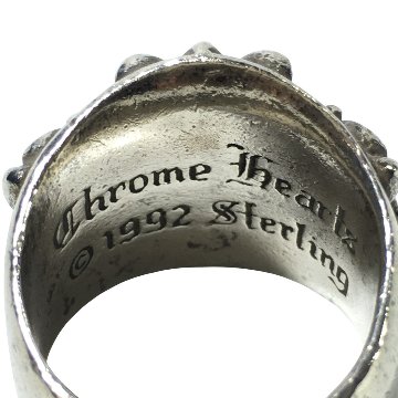 CHROME HEARTS クロムハーツ リング キーパーリング シルバー KEEPER RING 指輪 19号の画像
