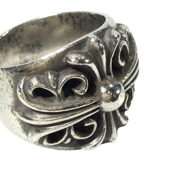 CHROME HEARTS クロムハーツ リング キーパーリング シルバー KEEPER RING 指輪 19号の画像
