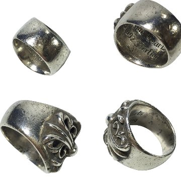 CHROME HEARTS クロムハーツ リング キーパーリング シルバー KEEPER RING 指輪 19号の画像