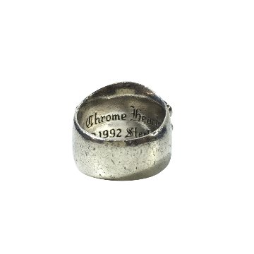 CHROME HEARTS クロムハーツ リング キーパーリング シルバー KEEPER RING 指輪 19号の画像