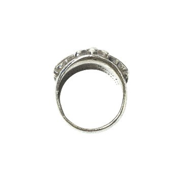 CHROME HEARTS クロムハーツ リング キーパーリング シルバー KEEPER RING 指輪 19号の画像