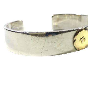 goro's ゴローズ 平打ちブレス 金メタル付き バングル Sの画像