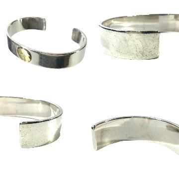 goro's ゴローズ 平打ちブレス 金メタル付き バングル Sの画像