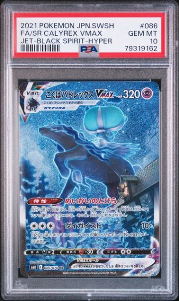【PSA10】こくばバドレックスVMAX HR:SA 086/070の画像