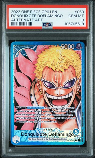 【PSA10】ドンキホーテ・ドフラミンゴ L-P OP01-060 【英語版】の画像