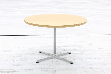 カッシーナ Cassina 丸テーブル カフェテーブル 中古テーブル ミーティングテーブル W1000×D700×H720 中古オフィス家具画像