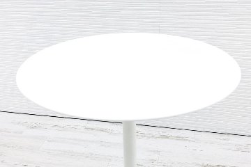 カッシーナ Cassina FLOW フローテーブル 丸テーブル ハイテーブル 中古テーブル ミーティングテーブル W720×D720×H1050 中古オフィス家具画像