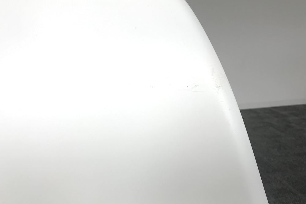 ヴィトラ イームズ イームズチェア Vitra Eames プラスチックサイドシェルチェア DSR クロームベース ホワイト画像
