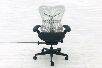 ハーマンミラー ミラチェア 中古チェア Herman Miller Mirra Chair メッシュ 事務椅子 中古オフィス家具 ブラック ホワイト画像