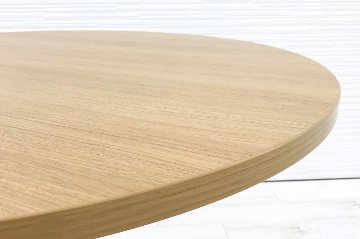オカムラ アルトカフェ ミーティングテーブル 丸テーブル 会議机 カフェテーブル W900 中古オフィス家具 MS52AA-MK38画像