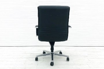 オカムラ エグゼクティブチェア CEシリーズ 役員椅子 中古チェア 役員チェア 革張り 中古オフィス家具 CE57HZ画像