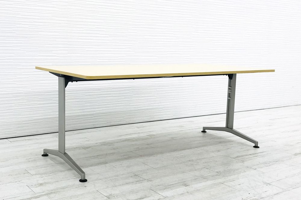 イトーキ DEシリーズ ミーティングテーブル 中古 W1800×D900×H700 幅1800 会議机 テーブル 中古オフィス家具画像