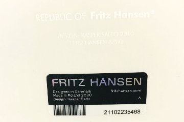 フリッツハンセン ナップチェア アーム付 中古 未使用品 FritzHansen ミーティングチェア キャスパー・サルト ホワイト KS60画像