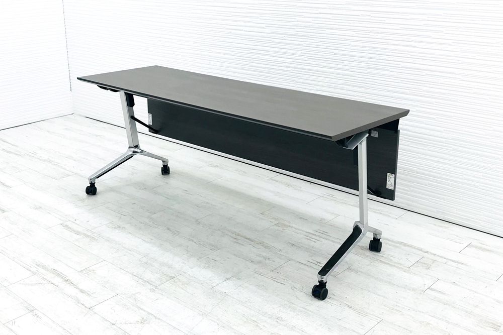 コクヨ コンフェスト ミーティングテーブル 中古  会議机 W1800 折りたたみ テーブル 中古オフィス家具 スタックテーブルの画像