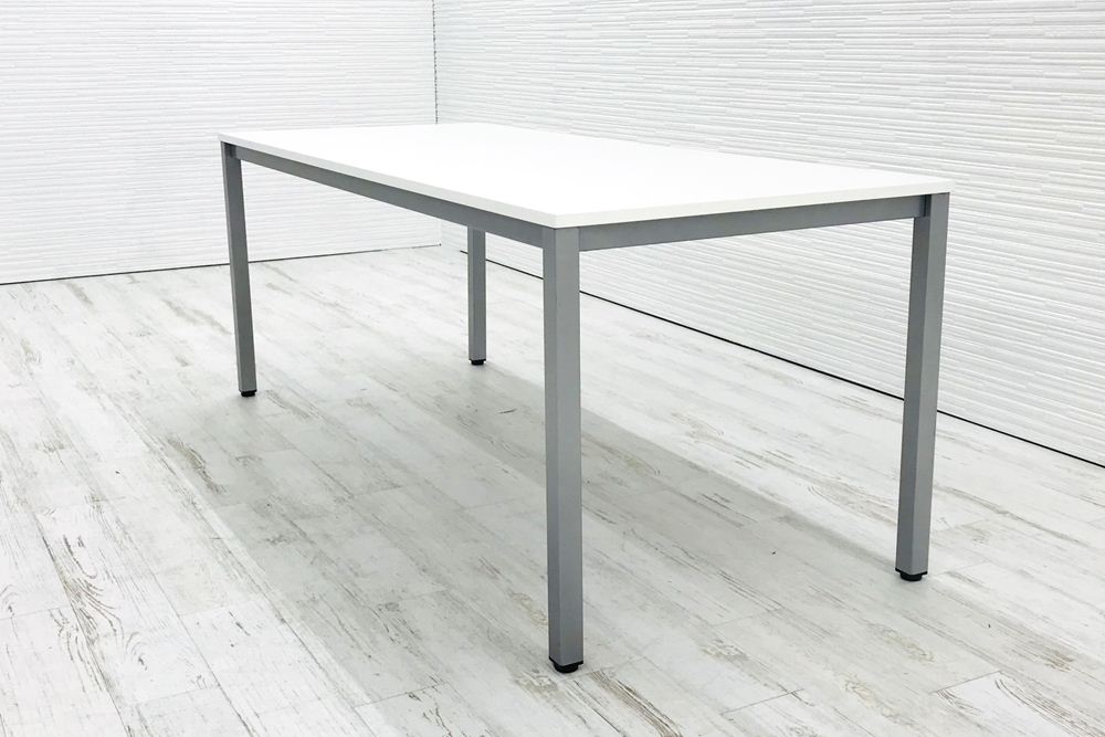 平机 中古テーブル 中古 G-Style ホワイト 1800×750×700㎜ ミーティングテーブル W1800 中古オフィス家具画像