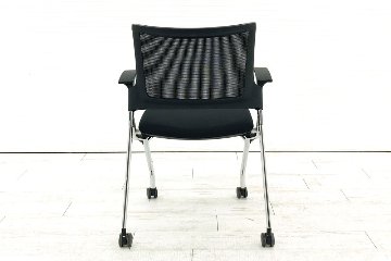 ネスタブルチェア ミーティングチェア イトーキ  Monon(モノン) 【4脚セット】 事務椅子 会議椅子 中古オフィス家具 KLD236JP-Z9T1T1画像
