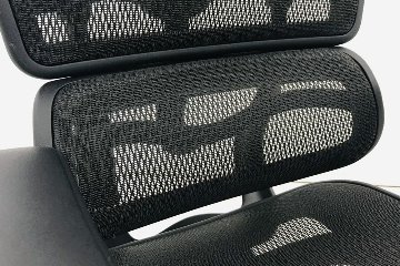 エルゴヒューマン ベーシック 2018年製 ヘッドレスト付き ergohuman HIGH Type 中古 中古チェア 高機能チェア メッシュ ブラック画像