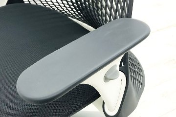 セイルチェア ハーマンミラー SAYL Chairs 中古 前傾チルト 可動肘 デザインチェア 中古オフィス家具 グレー画像