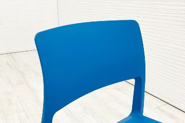 ヴィトラ Vitra Tip Ton ティプ トン ミーティングチェア 会議椅子 スタッキングチェア 中古オフィス家具 グレイシャーブルー画像