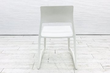 ヴィトラ Vitra Tip Ton ティプ トン ミーティングチェア 会議椅子 スタッキングチェア 中古オフィス家具 ホワイト画像