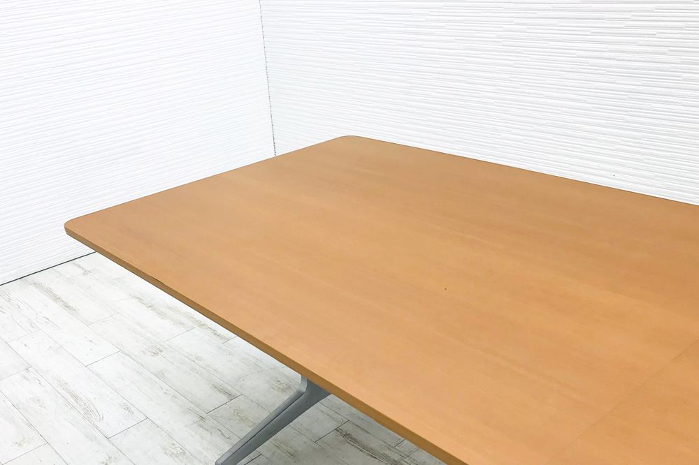 コクヨ 大型会議テーブル 中古 W3200×D1200mm×H720mm 幅3200 ミーティングテーブル 会議机 中古オフィス家具画像