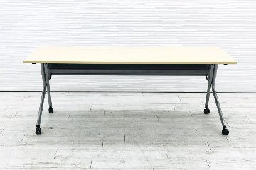 ネスティア オカムラ 中古 ミーティングテーブル スタックテーブル 会議机 幅1800mm 中古オフィス家具画像