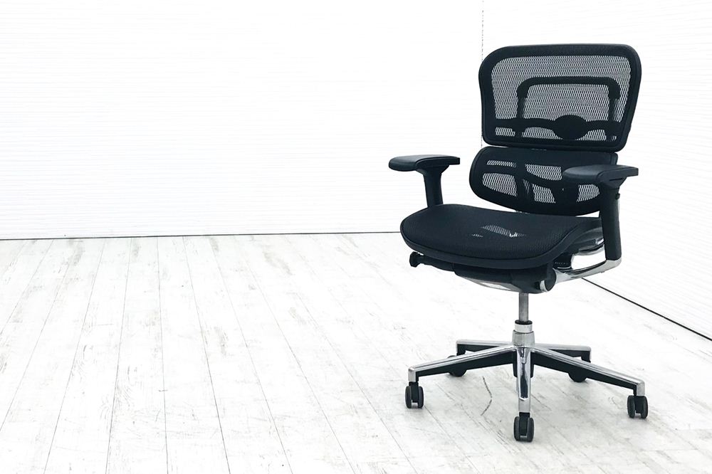 エルゴヒューマン ベーシック 2013年製 ミドルバック ergohuman 中古 中古チェア 高機能チェア メッシュ ブラックの画像