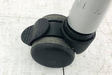 昇降テーブル 丸テーブル スチールケース タッチダウン 高さ1050 ホワイト カウンターテーブル の画像