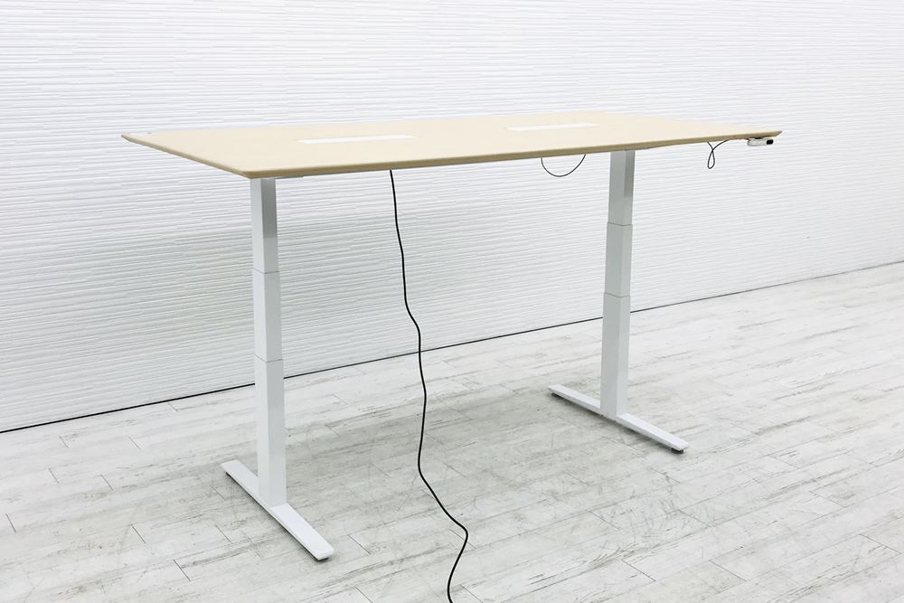 オカムラ リフティオ 幅2100mm 電動昇降テーブル | 中古オフィス家具