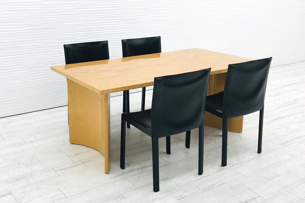 素敵な ダイニングテーブル 椅子 セット 幅1800×奥行450mm テーブル ワークテーブル おしゃれ シンプル テーブルセット 会議テーブル HGS -1845-S