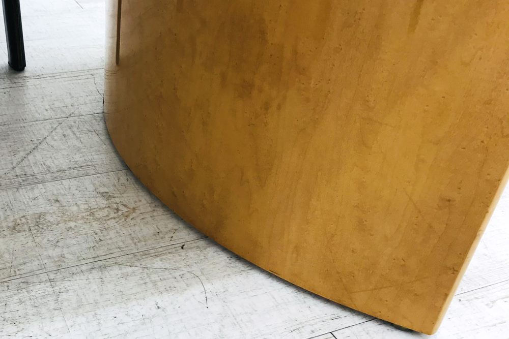 【テーブル+チェア4脚】 中古 大塚家具 バーズアイ メープル スプレンダー ダイニングテーブル エンリコペリッツォーニ Enrico Pellizzoni画像