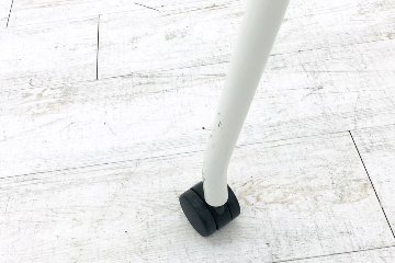 オカムラ ルナチェア 中古 ミーティングチェア 中古チェア 会議椅子 中古オフィス家具 81S1AU ブルー 肘付きの画像