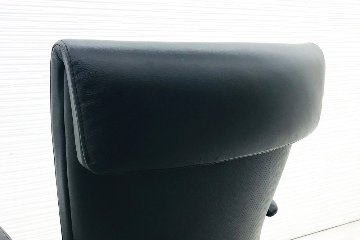 コセールチェア 2018年製 マネジメントチェア イトーキ 中古 役員チェア 会議椅子 ミーティングチェア 中古オフィス家具 レザー画像