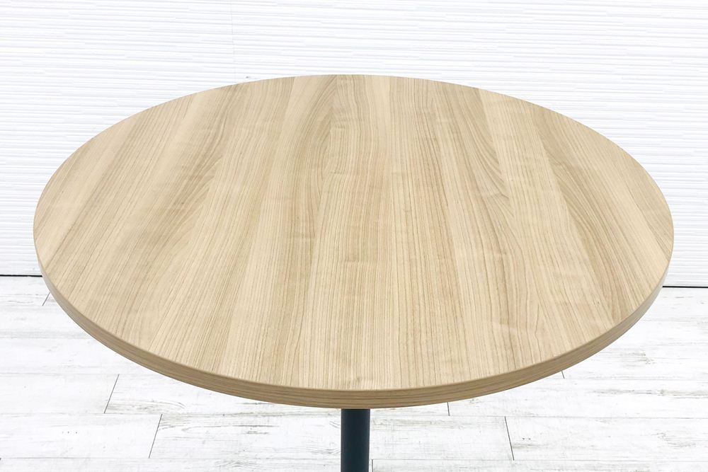 コクヨ ハイテーブル 丸テーブル 中古テーブル ミーティングテーブル W900 H1000中古オフィス家具画像