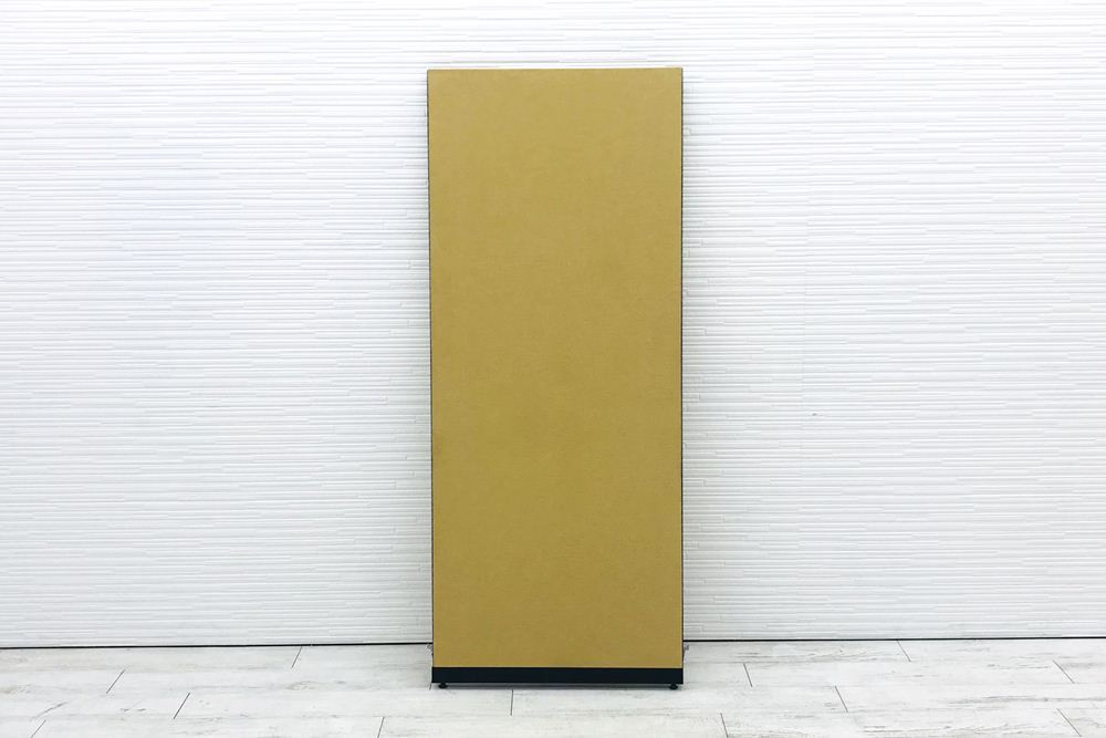 【要お見積もり商品】 各種サイズ有 オカムラ ポジット 高1720 パーテーション スチールパーテーション 中古パーテーション 間仕切り イエローの画像