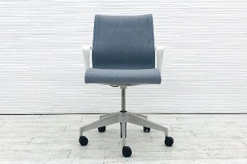 ハーマンミラー セトゥーチェア 中古 2018年製 Setu Chair マルチパーパスチェア ５本脚タイプ リボンアーム グレー系色の画像