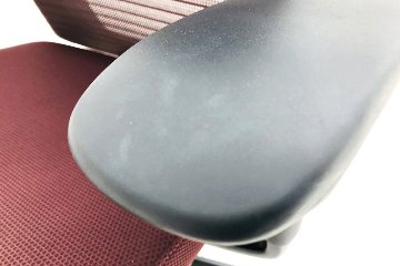 オカムラ コーラルチェア 中古 2018年製 エクストラハイバック メッシュ 可動肘 ヘッドレスト付 中古オフィス家具 ダークブラウン CQ8AMR画像