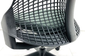 セイルチェア 中古 ハーマンミラー ミドルバック 中古オフィスチェア SAYL Chairs デザインチェア 中古オフィス家具 肘無 ダークグリーン画像